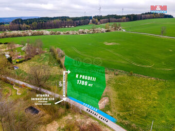 Prodej pozemku k bydlení, 1700 m², Anenská Studánka