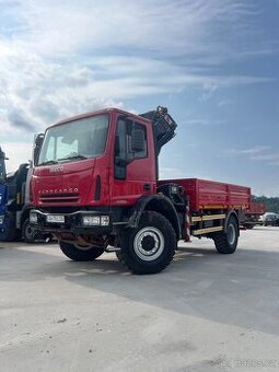 Iveco EuroCargo 140E24 4x4+ Hydraulická ruka Hiab 144E-2Duo