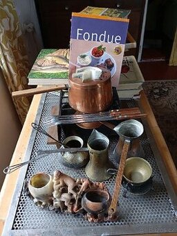 Džezvy, Fondue, Popelník ze slonoviny.
