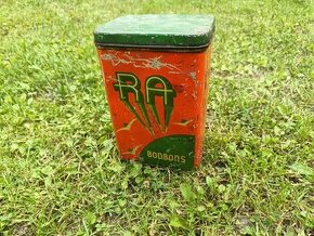 Plechová dóza bonbony