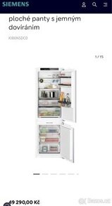 Nová chladnička SIEMENS STUDIO LINE, 5 let záruka-150kWh/rok