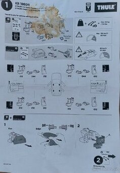 Kit Thule 6011 - C4 Grand Picasso, Grand C4 5-dr MPV, 14- ,