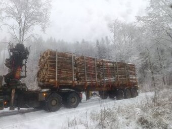 Palivové dřevo neštípané měkké/tvrdé
