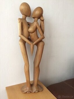 Nové dřevěné sousoší - sleva 60%