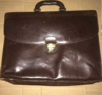 Gong klatovy - kožená aktovka