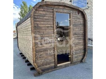 Zahradní finská sauna 4M CUBE s předsíní