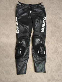 Kožené moto kalhoty