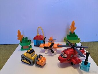 Lego Duplo - bagr, vrtulník, kluzák