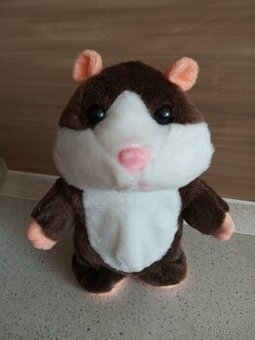 Nový interaktivní mluvící křeček cca 16 cm