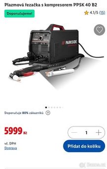Plazmová řezačka s kompresorem PPSK 40 B2