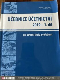 Učebnice účetnictví první díl pro střední školy a veřejnost