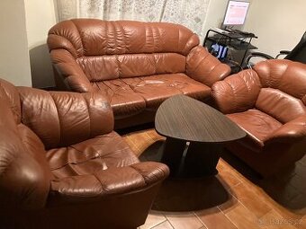 Kožená sedací souprava