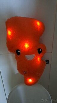 Polštář - plyšová hračka -  svítící blesk - Funky Pillows.