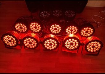 Profi Led par 18x12 Wat RGBW -ALU
