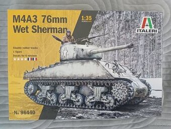 Sherman tank 1:35 plasikový model