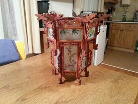 Prodám stínidlo na lampu s malovanými motivy na skle