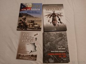 Vojenske knihy , vysadkari, parasutiste, vrtulníky atd.