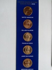 United states $1 coin collection 2010