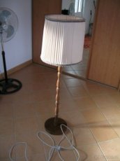 Stará dřevěná lampa 80-90 léta - 1