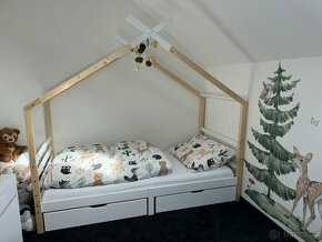 Domeckova postel s uloznym prostorem - 1