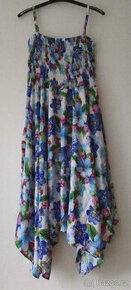 Letní květované šaty Himalife L XL 40 42 - 1