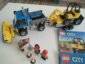 Lego city zametací vůz s bagrem