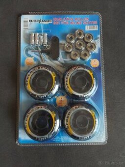 4 x kolečka pro kolečkové brusle 80 mm včetně kuličkových lo