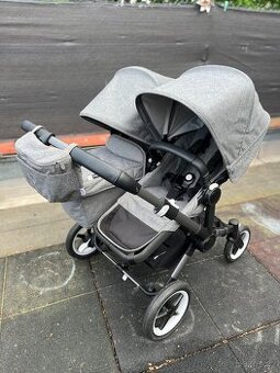 Zánovní Bugaboo Donkey 5 Duo s bohatým příslušenstvím