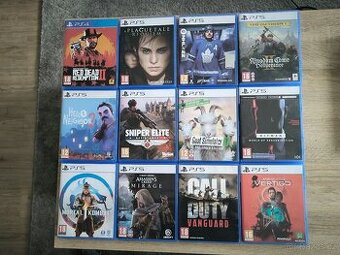Prodám hry na PlayStation 5