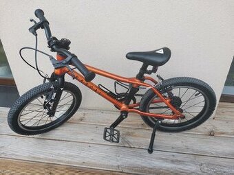 Dětské kolo Rascal 16” - s košíkem na pití a origo stojánkem