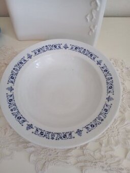 Retro gastro hluboký talíř Czechoslovakia - 1