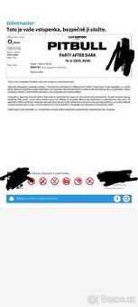Pitbull O2 Aréna 2025 3x stání u pódia