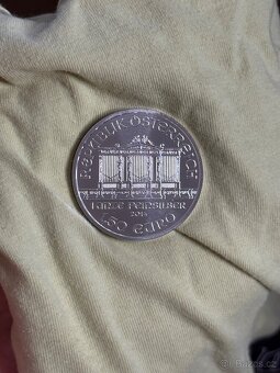 Prodej Wiener Philharmoniker 1 oz stříbrné mince z roku 2014
