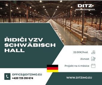 Řidiči VZV – Schwäbisch Hall, Německo