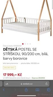 Dětská teepee postel NOVÁ