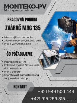Zvárač MAG 135 Nemecko