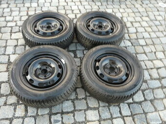 ZIMNÍ PNEU + DISKY 195/65R15 SEAT ŠKODA 15" VW