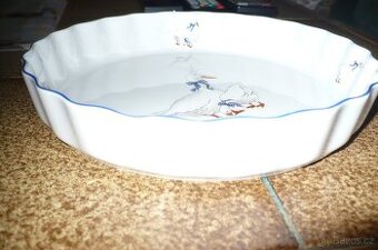 porcelánová zapékací mísa koláčová