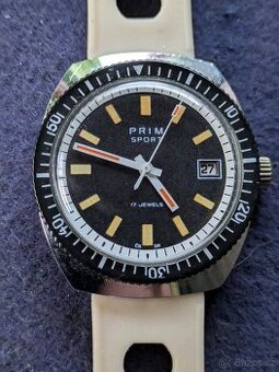 Hodinky PRIM SPORT 2  - 17 JEWELS  - KRÁSNÝ STAV