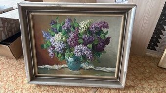 Ručně malované obrazy v rámu