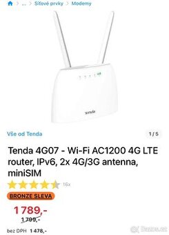 4g router Tenda AC1200