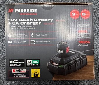 Akumulátor 2,5 Ah PAPK 12 2.5 B1 + nabíječka PLGK 12 6.0 B1