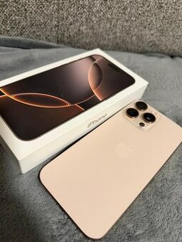 Prodam iphone 16 pro max 256gb zlatý