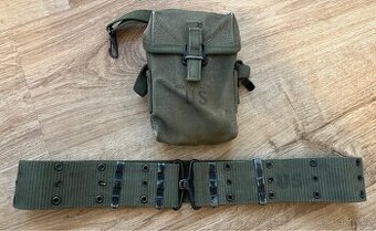 Opasek US army M56 a sumka