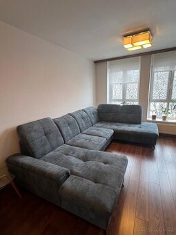 Sedací souprava do U SIERRA, pravá, modrošedá INFINITY