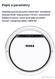 Robotický vysavač Tesla RoboStar T30