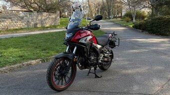 Honda CB500X, r. v. 2020, 21 050 km, bohatá výbava