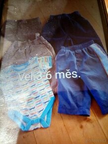 Kalhoty na 3 až 6 mes.
