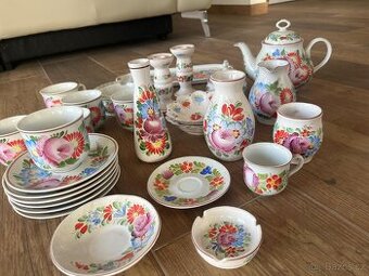 EXKLUZIVNÍ MEGA SADA – Choceňská keramika (ruční malba, TOP