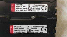 8GB DDR3 1866 CL10 1,5V (2x4GB DDR3 1866 CL10 1,5V) Fury